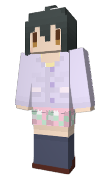 Minecraft skin aquaneon