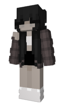 Emo girl  Minecraft Skin