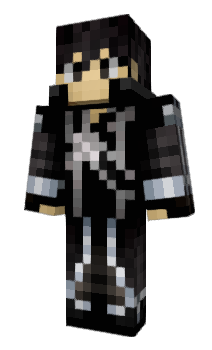 Minecraft skin kiritoblanc