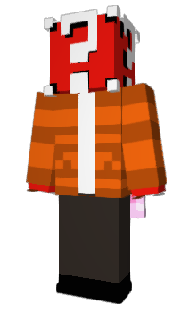 Minecraft скін по ніку RedLuckyBlock