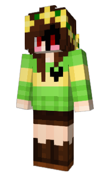 Minecraft скин по нику girl_foxy