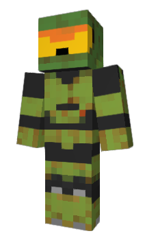 Minecraft skin encima