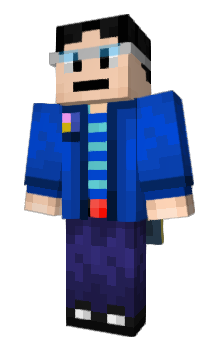 Minecraft скін по ніку TheblueMan003