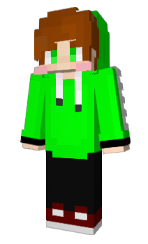 Minecraft skin ghostgreen