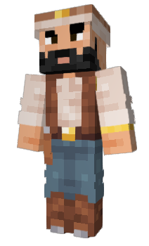 Minecraft skin Vaqero