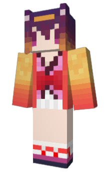 Minecraft skin Akachuki