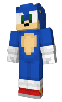 Minecraft скин по нику Shin_Sonic