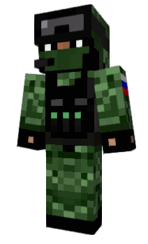 Minecraft скин по нику russkievpered