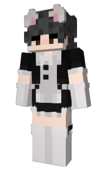 Minecraft скин по нику GatinouxUwU