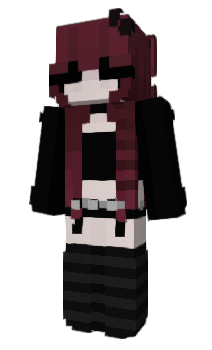 Minecraft skin coquette2