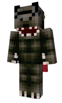 Minecraft скин по нику GodzillaCat22