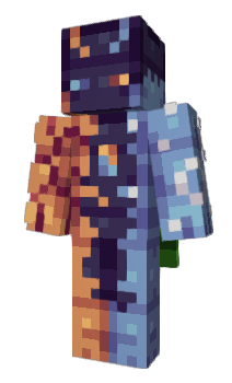 Minecraft skin LAVAandWATER