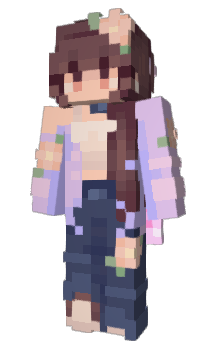 Minecraft скин по нику Hanaflorafox