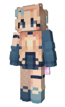 Minecraft скин по нику Hanaflorafox