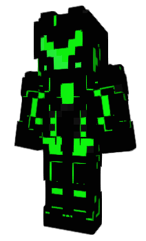 Minecraft skin Greencape