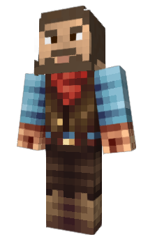 Minecraft скин по нику TheCowboy
