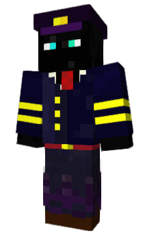 Minecraft skin BlackSlim