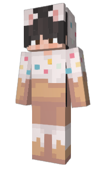 Minecraft skin CakeBFB