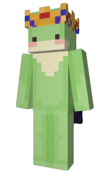 Minecraft скін по ніку Frogman34k