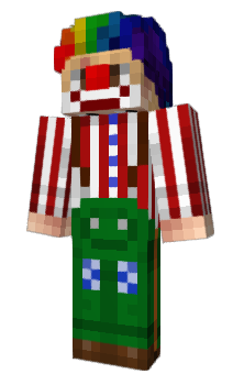 Minecraft skin Clownzy