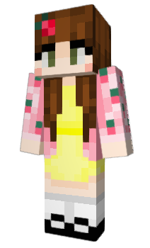 Minecraft skin Sstrawbprincess