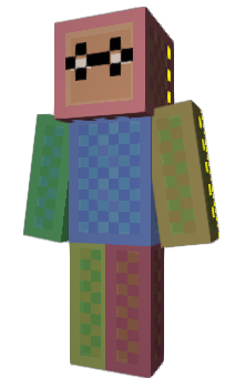 Minecraft skin Neonwarrior