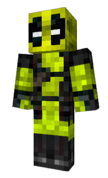 Minecraft skin Deadpoolgold