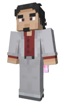 Minecraft скин по нику GlitchedAxolotl