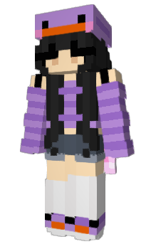Minecraft скін по ніку Violet_37