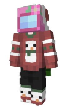 Minecraft skin amongypinke