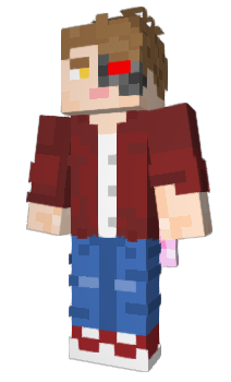 Minecraft skin without_eyes