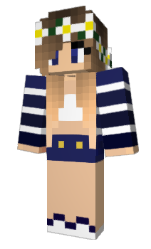 Minecraft skin Leertaste