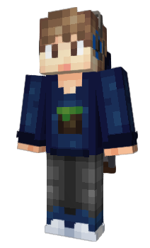 Minecraft скін по ніку Aqua_Plays