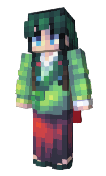 Minecraft skin UshiromiyaAnge