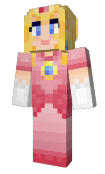 Minecraft скин по нику PrincesaPeach