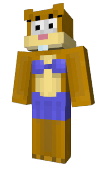 Minecraft skin SandyCheekss