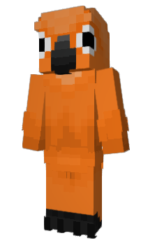 Minecraft skin Parrotxy