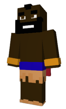 Minecraft skin ZwarteWilfried