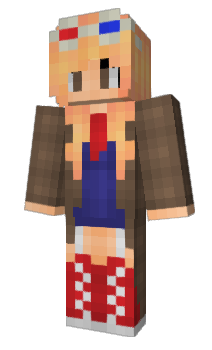 Minecraft skin gumballblue