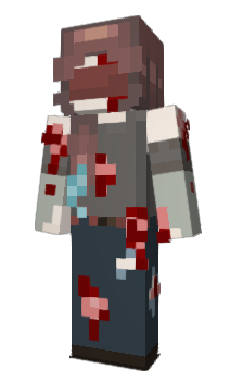 Minecraft skin AshyAxolt