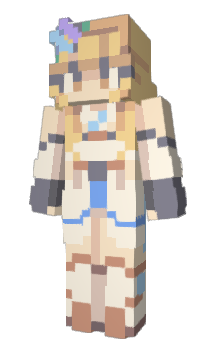 Minecraft skin AshyAxolt