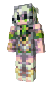 Minecraft skin AshyAxolt