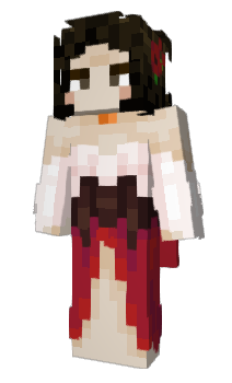 Minecraft skin Xhana