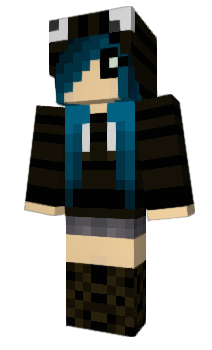 Minecraft skin BubbleGumGirl