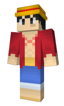 Minecraft skin Luffy01
