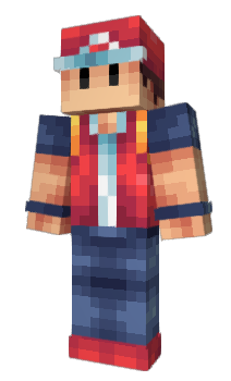 Pokemon - Trainer Red Minecraft Skin