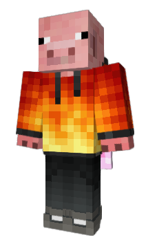 Minecraft skin FireShrek