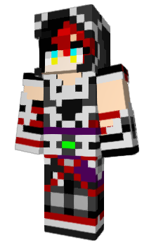 Minecraft skin Letterw