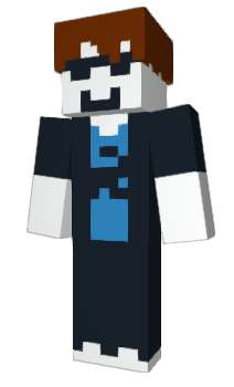 Minecraft skin Black_zetsu