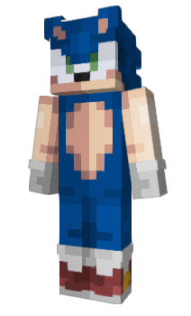 Minecraft skin _Sonic